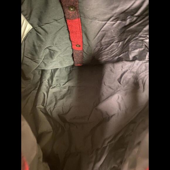 Fallj Raven Womens Red-Black Button-Up Flannel Coat Swedish Wool Cozy Sz L NWT - Picture 15 of 15